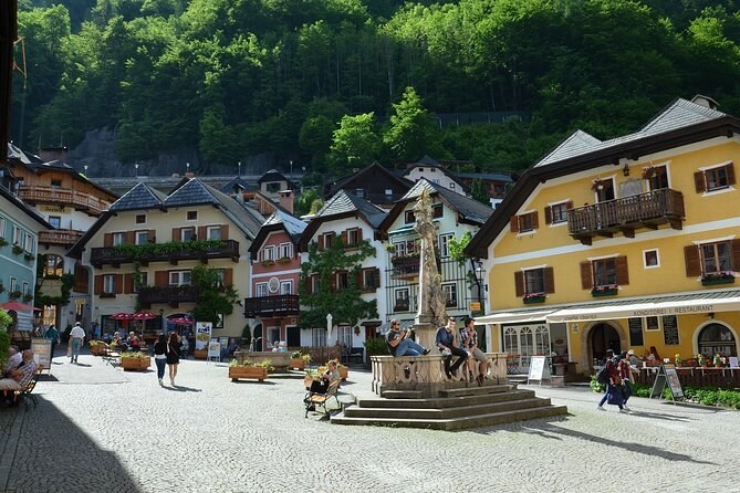 The stone column in the middle of the village square